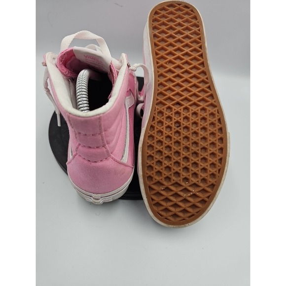 VANS Off the Wall Sneakers High Tops W11 M 8.5 Pink W 7 Shoes Skateboard Unisex - Picture 6 of 6